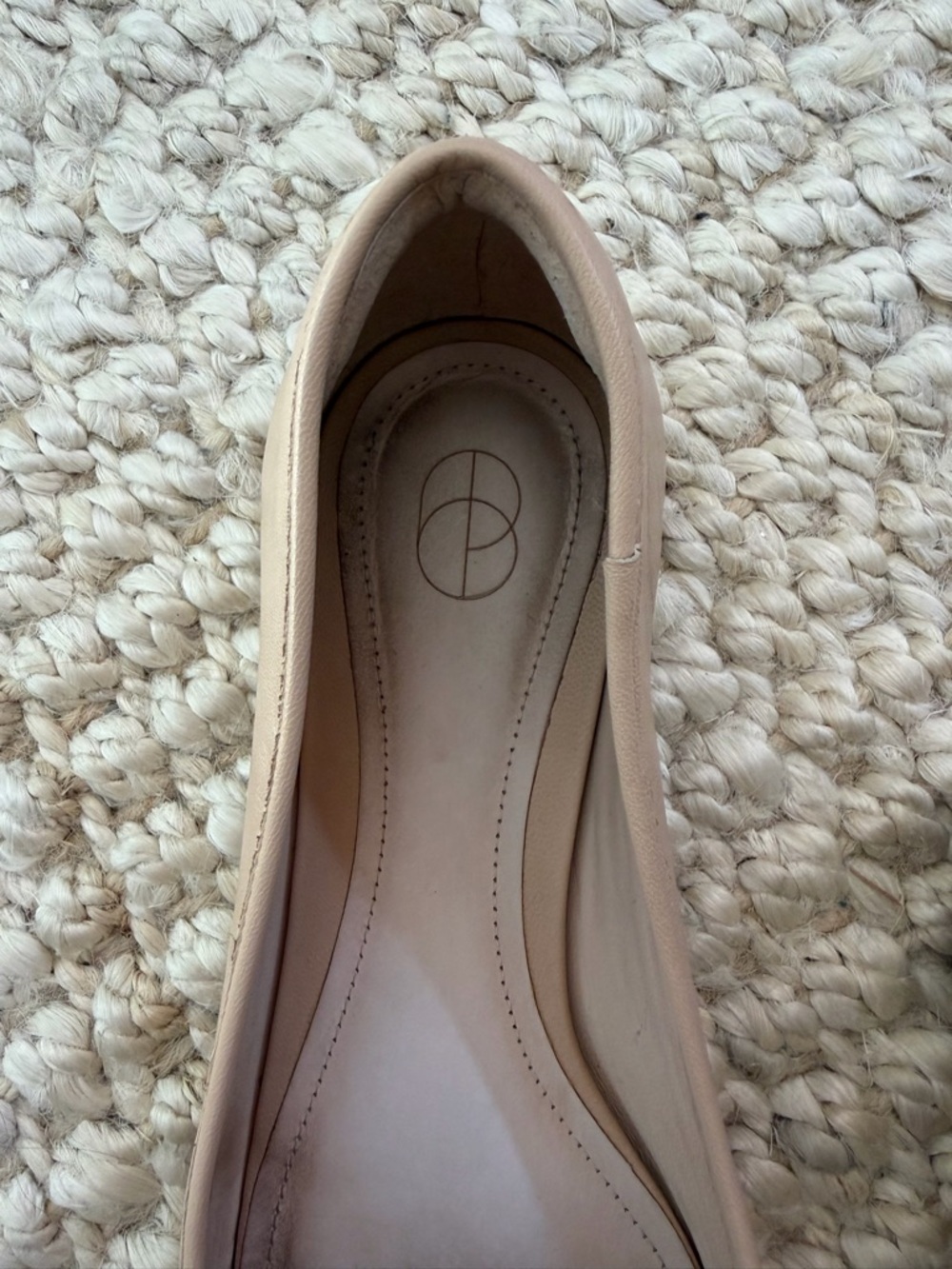 Porte & Paire (Net-A-Porter) Women’s Nude Ballet Flats with Bow - Picture 4 of 8
